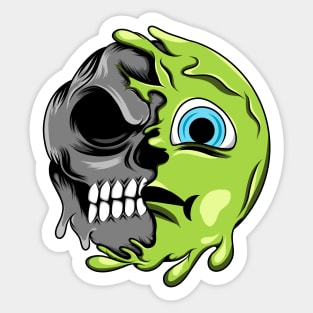 Nauseated Zombie Emoji Sticker